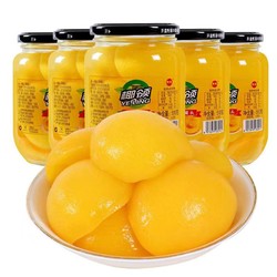 黄桃水果罐头4罐*510克