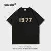 FOG RIO 重磅原创设计2024潮牌纯棉重磅短袖T恤男女纯棉t