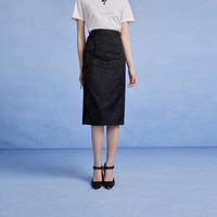 【24年夏新】国风暗纹提花高腰半身裙新中式优雅裙子