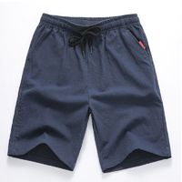 月伊纺 夏季男士100％纯棉五分休闲短裤 XZ12