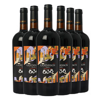 LANGDI 勆迪 智利原瓶进口红酒 珍藏838干红葡萄酒750ml*6