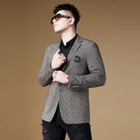 布莱迪·梅尔维拉 M炸街外套高级范男装高级感西装外套男正装2022新款男士休闲西服