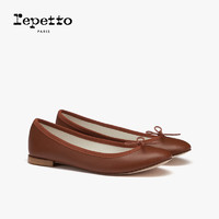 Repetto EPETTO丽派朵 CENDRILLON皮底小牛皮圆头芭蕾平底鞋