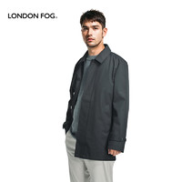 LONDON FOG 敦雾商务风衣秋季23年新款男士英伦通勤防泼水翻领中款简约外套