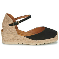 UNISA nisa 女鞋凉鞋包头坡跟一字带春夏款 草编底简约休闲风包头凉鞋