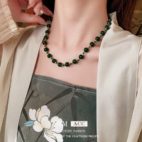 KOSE 高丝 新中式琉璃珠串珠项链国潮气质时尚锁骨链小众百搭感