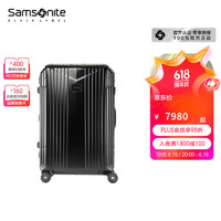 Samsonite 新秀丽 秀丽（Samsonite）METANOVA系列拉杆箱 铝镁合金奢华行李箱 QH9 黑色 29英寸