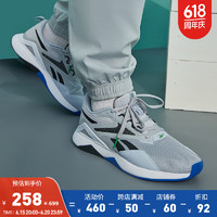 Reebok锐步男女款NANOFLEX室内运动透气体能综合训练鞋 HP6106-男款 中国码:40.5(26cm),US:8-男