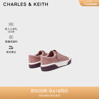 CHARLES & KEITH CHARLES&KEITHCK9-70900047儿童简约魔术贴厚底休闲鞋 粉红色Pink 28码