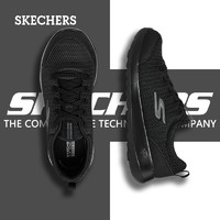 SKECHERS 斯凯奇 2023新款男鞋舒适减震跑步鞋健步鞋轻便休闲运动鞋 231-全黑色 41