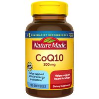 Nature Made 辅酶Q10营养补充剂 有助心脏健康 每瓶105粒软胶囊  1件装 适合成人