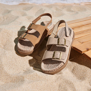 热风运动凉鞋沙滩度假休闲风舒适软底时尚休闲拖鞋24年夏季女士 0