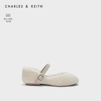 百亿补贴：CHARLES & KEITH CHARLES&KEITH儿童柔软毛绒平底玛丽珍鞋CK9-71850001