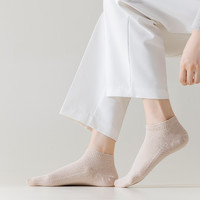 88VIP：优可秀 夏季新款袜子女网眼透气防臭抗菌薄款纯棉按摩底女士船袜