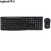 logitech 罗技 MK270 无线键鼠套装 游戏办公键鼠套装 全尺寸 带无线2.4G接收器 黑色