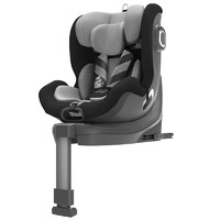 HBR 虎贝尔 E360旋转婴儿童安全座椅汽车用0-4-12岁宝宝车载i-Size认证黑灰色