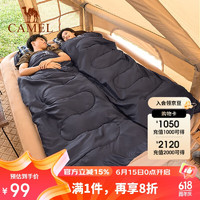 CAMEL 骆驼 户外双人睡袋大人成人露营室内冬季加厚防寒隔脏单人睡袋A8W03004