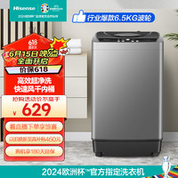 Hisense 海信 6.5公斤波轮洗衣机全自动桶自洁 HB65D128