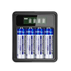 doublepow倍量充电电池5号3300毫安大容量ktv话筒麦克风玩具五七号12v