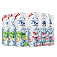 88VIP：RIO 锐澳 清爽系列zero2口味500ml*6罐