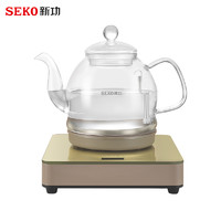SEKO 新功 W13底部上水电热水壶全自动玻璃烧水壶家用泡茶壶电茶炉