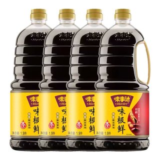 味极鲜特级酱油炒菜蒸鱼凉拌火锅蘸料1.9L*4瓶