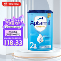 Aptamil 爱他美 意大利新版易乐罐装幼儿配方奶粉 2段 830g 1罐 （2025/2/16）