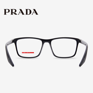 普拉达（PRADA）光学眼镜架男款超轻镜架全框近视眼镜框1.591防蓝光镜片1AB1O1 1AB1O1+1.591蔡司防蓝光