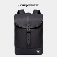 victoriatourist 维多利亚旅行者 双肩包男士大容量背包15.6英寸笔记本电脑包校园情侣大中学生书包2108黑色