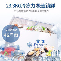 SNOWFLK 雪花 大冰柜商用大容量冰箱家用冷藏冷冻保鲜单温转换柜官方旗舰店