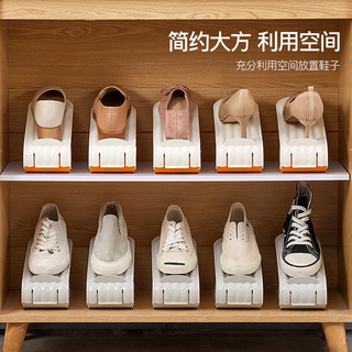 88VIP：edo 包邮Edo鞋架鞋托鞋子收纳神器6个鞋盒收纳盒鞋柜分层装折叠置物架