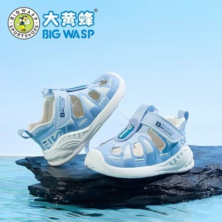 88VIP：BIG WASP 大黄蜂 男宝宝学步鞋婴幼儿夏季新款凉鞋软底机能鞋女童防滑沙滩鞋