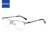 SEIKO 精工 眼镜框男款半框钛材眼镜架HC1025 169+蔡司1.74防蓝光