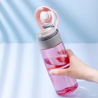 LOCK&LOCK 一键式男女生运动便携tritan材质塑料水杯子