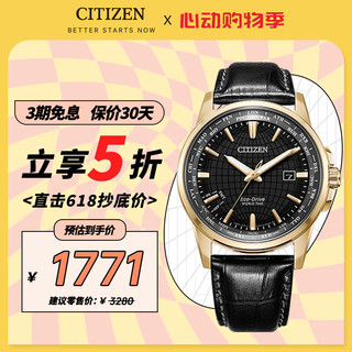 CITIZEN 西铁城 ITIZEN 西铁城 光动能腕表系列 41毫米光动能腕表 BX1008-12E