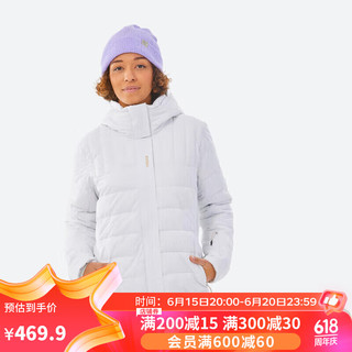 DECATHLON 迪卡侬 滑雪服女款户外短款滑雪服防寒服防水保暖夹克-4914114