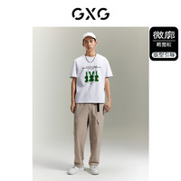 GXG 男装 商场同款柏拉兔联名短袖T恤 2023年夏季新品GEX14413602