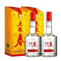 百亿补贴：WULIANGYE 五粮液 五粮春一代45度500ml*2瓶浓香型白酒自饮正品