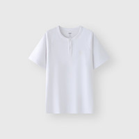Gap 盖璞 男女士亨利领短袖T恤简约纯色宽松百搭上衣 504505