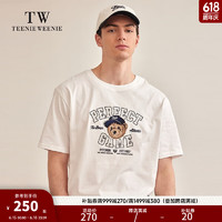 Teenie Weenie Men小熊男装卡通T恤男2024春夏 白色 180/XL