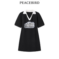 PEACEBIRD 太平鸟 女装2023夏季新款美式POLO领连衣裙A3FAD2421