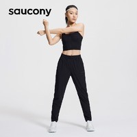 百亿补贴：saucony 索康尼 运动背心女纯黑塑身瑜伽训练健身跑步百搭bra上衣