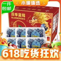 20点开始：Mr.Seafood 京鲜生 国产蓝莓 6盒 约125g/盒 14mm+