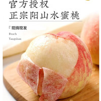 尙楚坊无锡阳山水蜜桃 6个 单果350g+ 新鲜水蜜桃水果桃子源头直发包邮