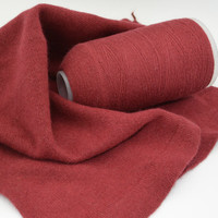 帝诺细羊绒线山羊绒毛线团手工织diy毛衣线细毛线手羊毛线围巾线 225铁锈红 50克 （每满5两送1两）
