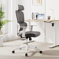 deli 得力 KF243 电脑椅 简约白