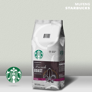 STARBUCKS 星巴克 进口Starbucks星巴克法式烘焙咖啡豆1130g重度烘培1.13kg