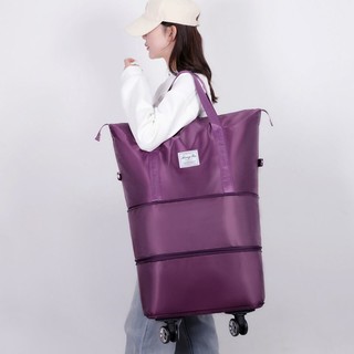 轮旅行包大容量手提出差便携待产收纳包运动健身女包行李袋提包