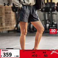 安德玛 德玛（UNDERARMOUR）春夏Unstoppable Vent女子训练运动短裤1385892 黑色001 M