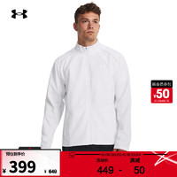 安德玛 德玛（UNDERARMOUR）Storm男子跑步运动外套1376797 白色100 L
